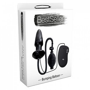 Vibrator Anal Bumping Balloon Negru Thumb 1