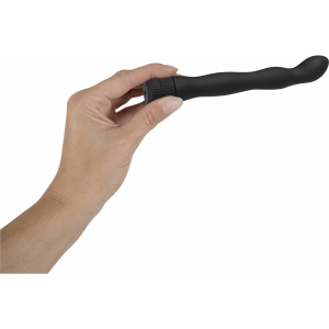 Vibrator Anal Lover 18cm Negru Thumb 5