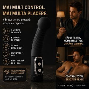 Vibrator Bărbați Pentru Prostată Twister Negru Thumb 12