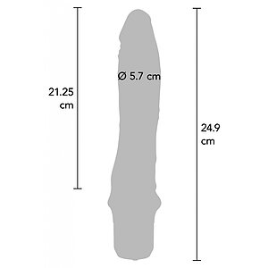 Vibrator Clasic Large Negru Thumb 3