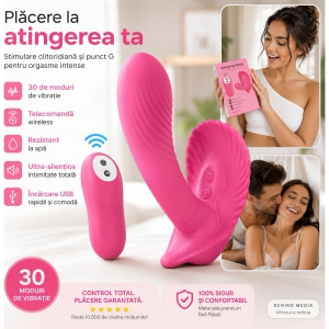 Vibrator Cochilia Dragostei Cu Telecomandă Roz Thumb 9