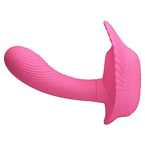 Vibrator Cochilia Dragostei Cu Telecomanda Roz Thumb 1
