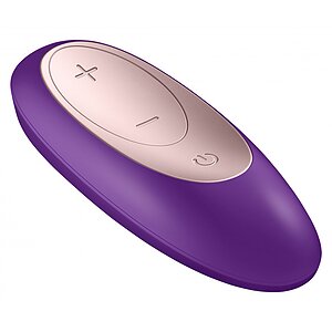 Vibrator Cuplu Partner Plus Cu Telecomandă Mov Thumb 4