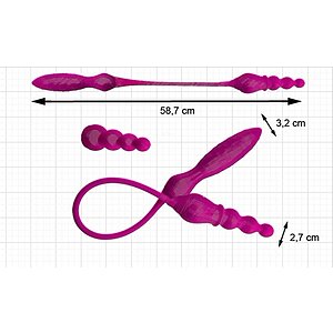 Vibrator Dublu Adrien Lastic Double Ended Vibrator Mov Thumb 4