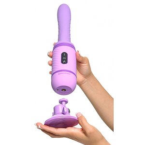 Vibrator Fantasy Love Cu Impingere Mov Thumb 7