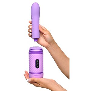 Vibrator Fantasy Love Cu Impingere Mov Thumb 9