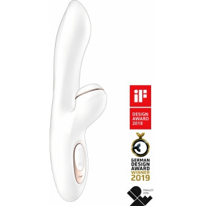 Vibrator Iepuraș Satisfyer Profesional Punctul G Alb Thumb 5