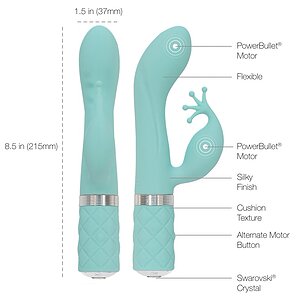 Vibrator Obraznic Pillow Talk Verde Thumb 3