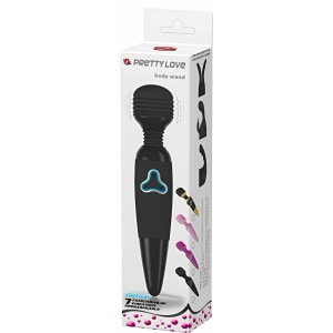 Vibrator Pretty Love Body Wand Negru Thumb 4
