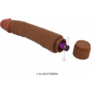Vibrator Realist Ergonomic Pentru Cuplu 24cm Multi‑viteze Maro Thumb 11