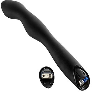 Vibrator Rebel P-Spot Negru Thumb 4