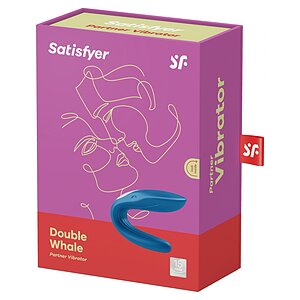 Vibrator Satisfyer Cuplu Partner Whale Albastru Thumb 8