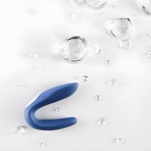Vibrator Satisfyer Cuplu Partner Whale Albastru Thumb 7