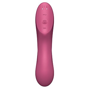 Vibrator Satisfyer Curvy Trinity 3 Roșu Thumb 3
