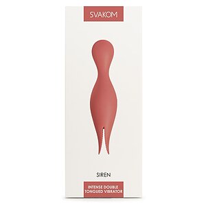 Vibrator Svakom Siren Double Tongued Clitoral Roz Thumb 3