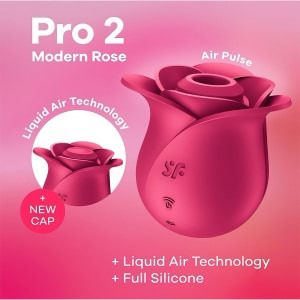Vibrator Trandafir Satisfyer Pro 2 Modern Rose Roz Thumb 5