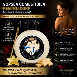 Vopsea Masaj Comestibilă Ciocolată-Vanilie 100ml Thumb 1