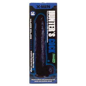 Dildo X-MEN Hunters 43cm Penis Negru Thumb 3