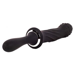 X Men Plug Anal Vibrant Black II 3 Moduri 10 Trepte Negru Thumb 3