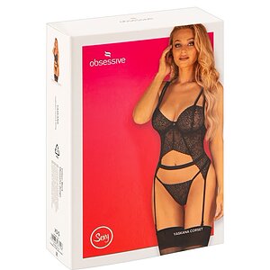 Corset Obsessive Yaskana Negru XS-S Thumb 4