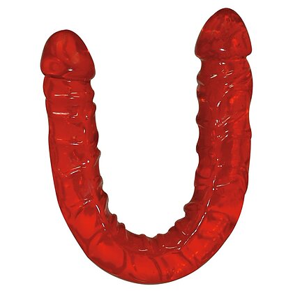 Dildo Dublu Ultra-Dong Roșu