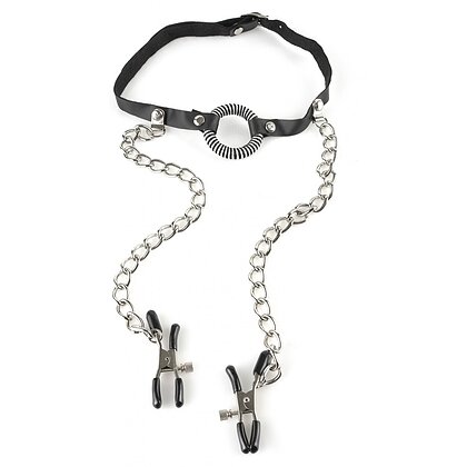 Set Căluș Și Clame Pentru Sfârcuri Negru