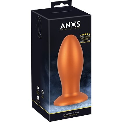 Plug Anal XL ANOS — silicon Moale, Ventuză 6.4 cm