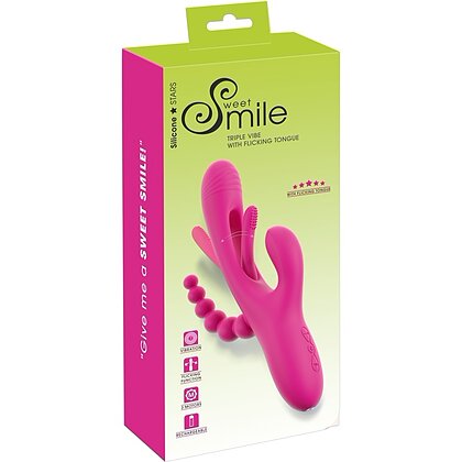 Triple Vibe Flicking – 3 Motoare, 7 Viteze, Reîncărcabil