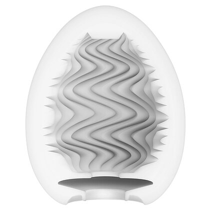 TENGA Egg Wind Single Sleeve elastic compact și discret Alb