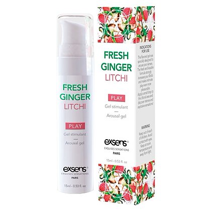 Gel Răcoritor Stimulent Ghimbir Litchi Exsens