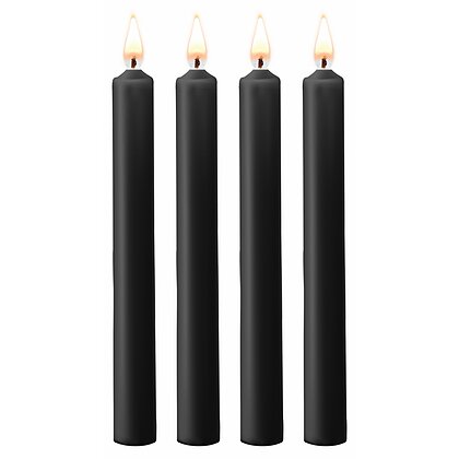 Set 4 Lumânări Negru