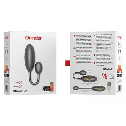 Denver Vibrating Egg + App Negru