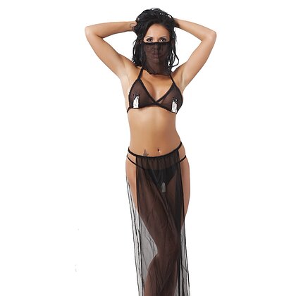 Costum Dansatoare Buric Amorable Negru