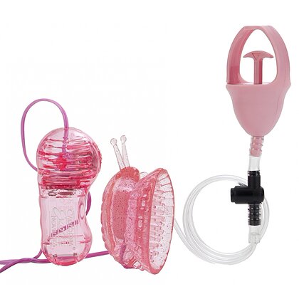 Pompă Clitoridiană Butterfly Roz