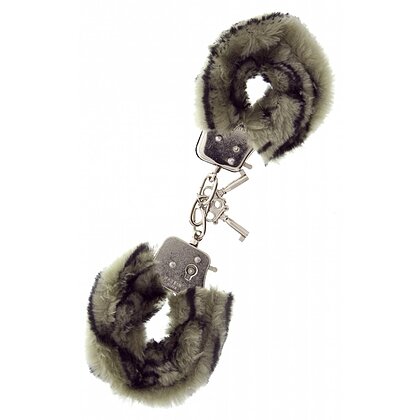 Cătușe Metal Handcuff With Plush Zebră Zebra