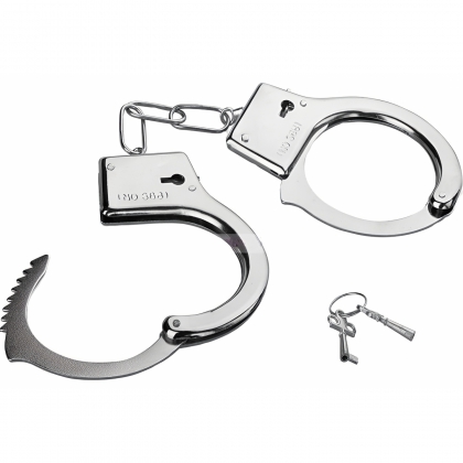 Cătușe Metalice Din Inox Police Argintiu