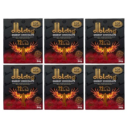 Set 6 x Ciocolată Afrodisiacă Pentru Bărbați Diblong 24g