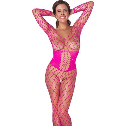 Crotchless Catsuit Cottelli Collection Touch Roz