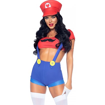 Costum Leg Avenue Gamer Babe Albastru