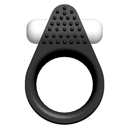 Inel Pentru Penis cu Striații Lit Up Negru