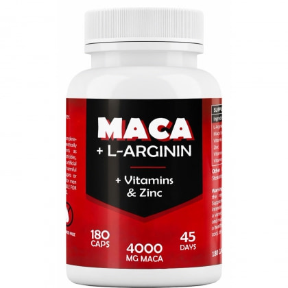 Maca Cu L-Arginină Pentru Energie și Libido
