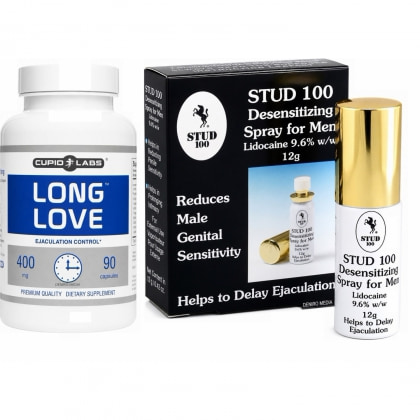 Pachet Spray Stud 100 Și Pastile Long Love