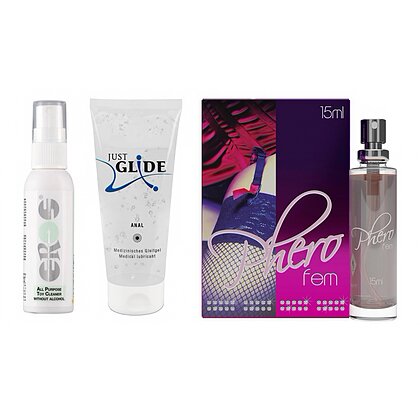 Kit Seducție Intensă: Atracție, Alunecare, Igienă