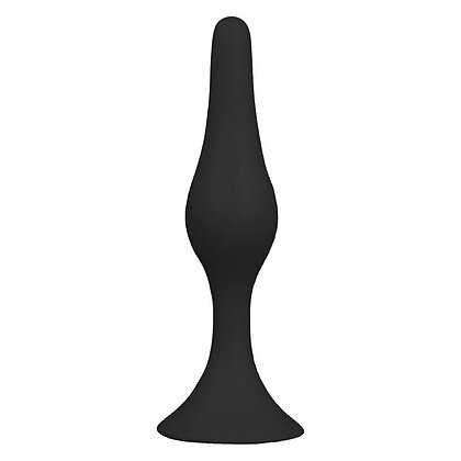 NMC Back Up 3 – Plug Anal Din silicon cu Ventuză 8 cm Negru