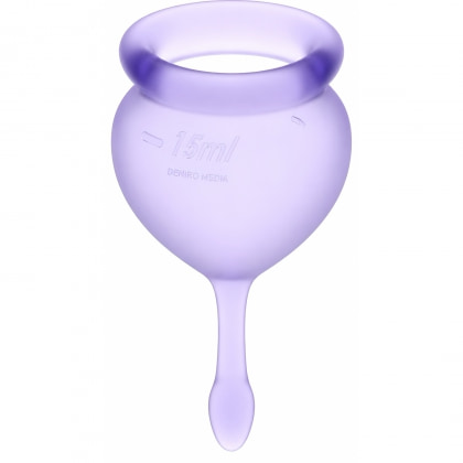 Satisfyer Feel Good Menstrual Cup Set Lila