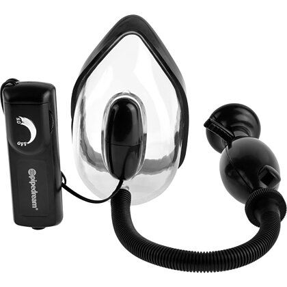 Pompă Vagin Și Clitoris Cu Vibrații Transparent