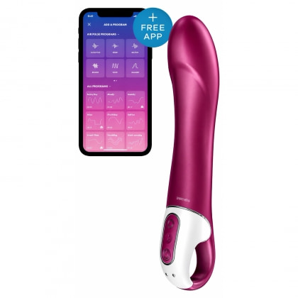 Vibrator Satisfyer Big Heat Vișiniu