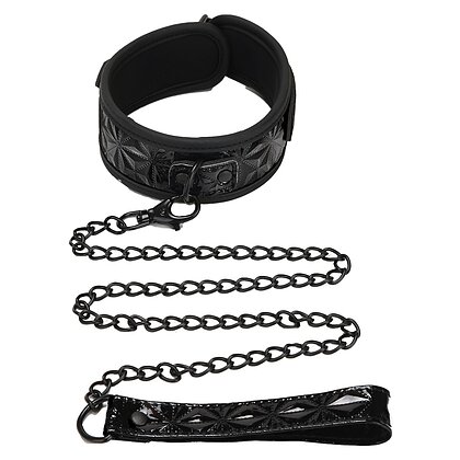 Zgardă și Lesă Whipsmart Diamond Negru