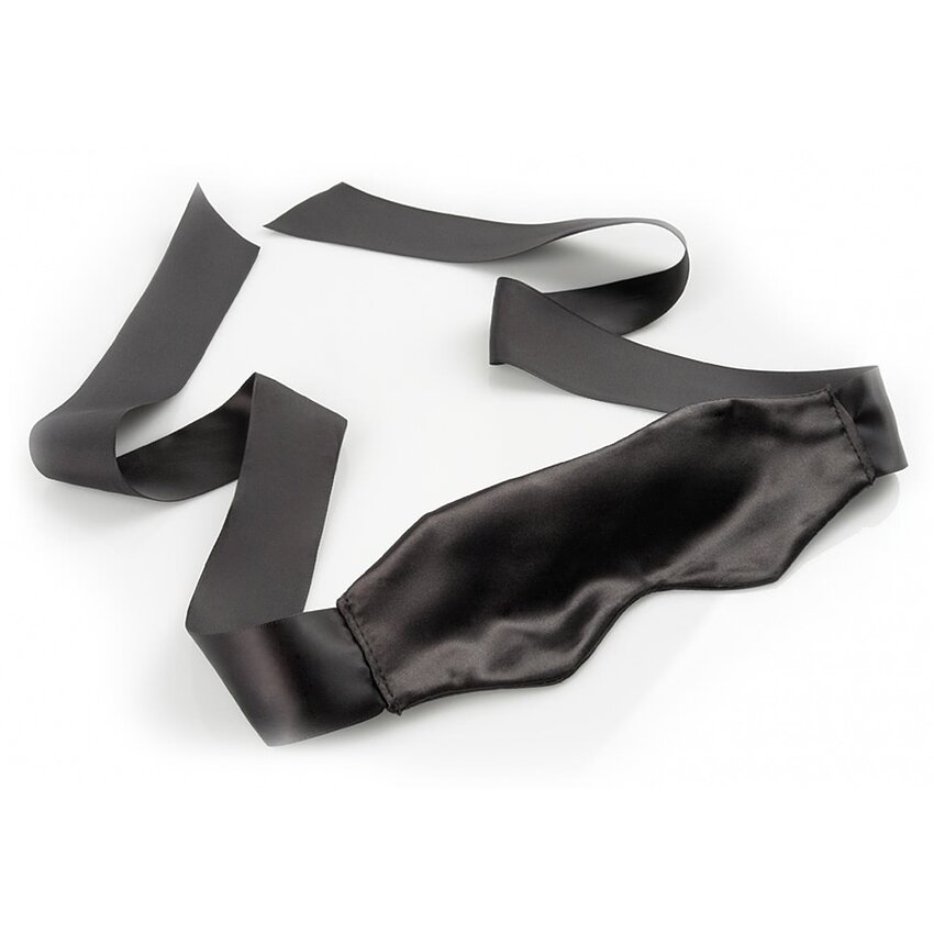 Mască Din Satin Negru