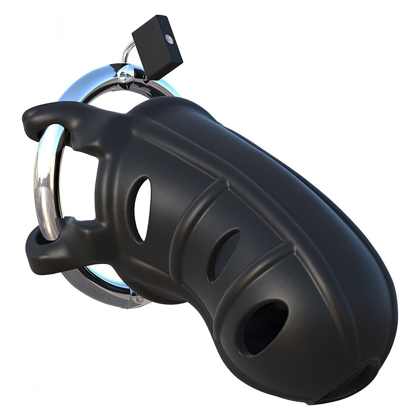 Cușcă Penis Silicone Block Negru